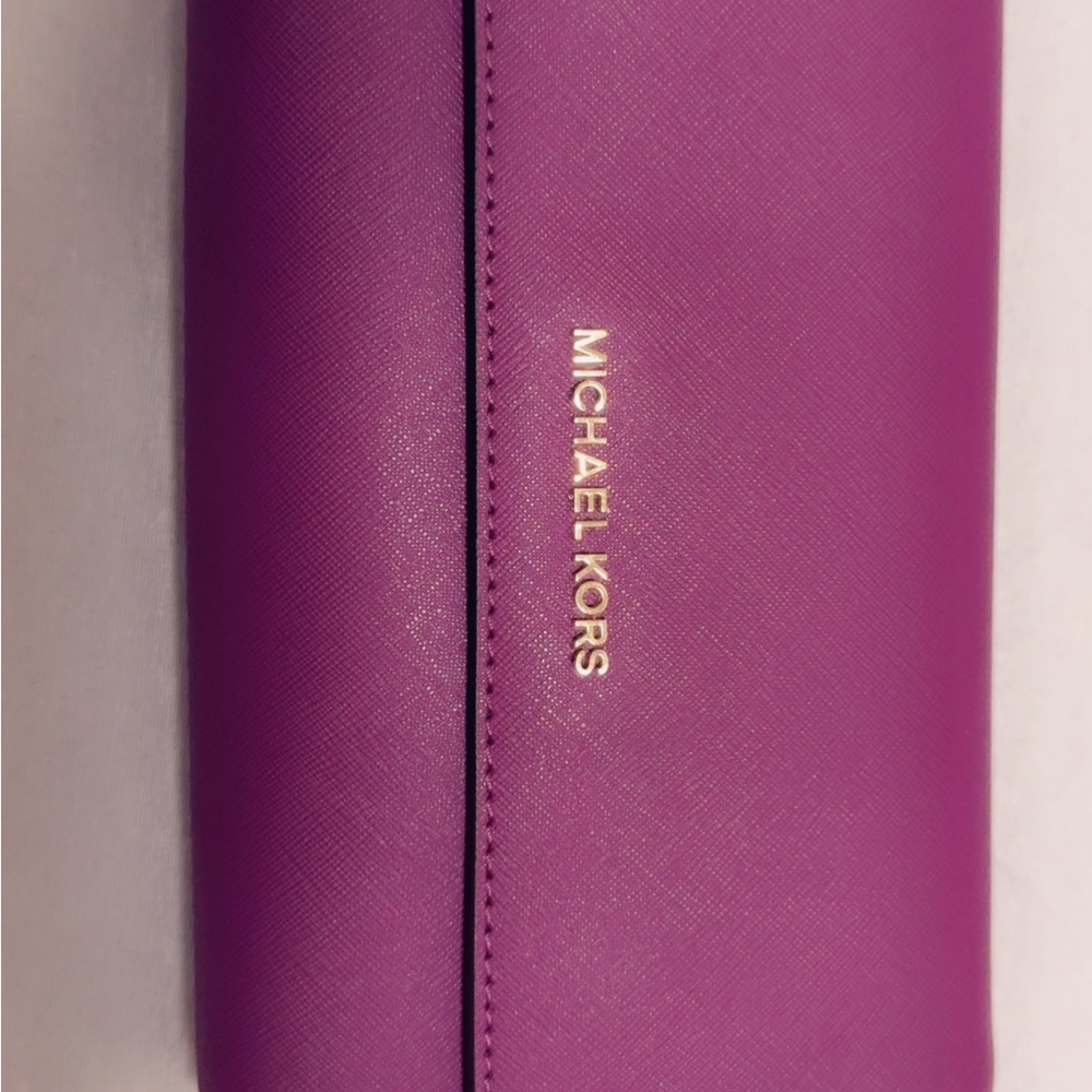 Michael Kors Jet Set Travel Large Crossbody/Wallet on Chain in Saffiano Leather